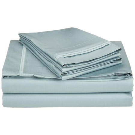 Egyptian Cotton 650 Thread Count Solid Sheet Set  Split King-Teal